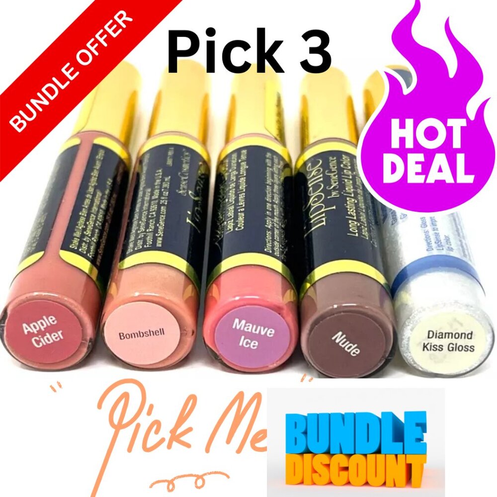 LipSense BY SeneGence NEW/SEALED Authentic Lip Liquid Color & Moisterizer